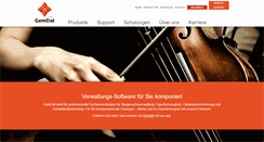 Desktop Screenshot of gemdat.ch